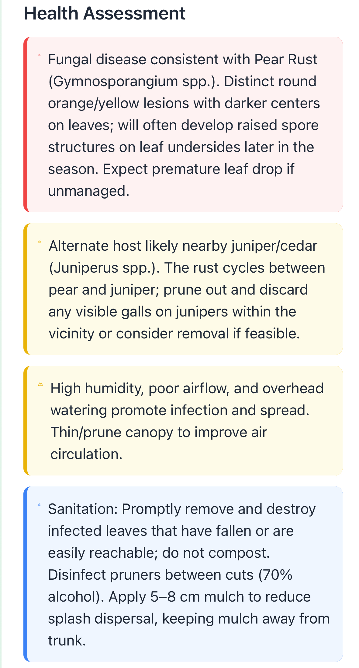 PlantMD Health - Plant health assessment and care recommendations