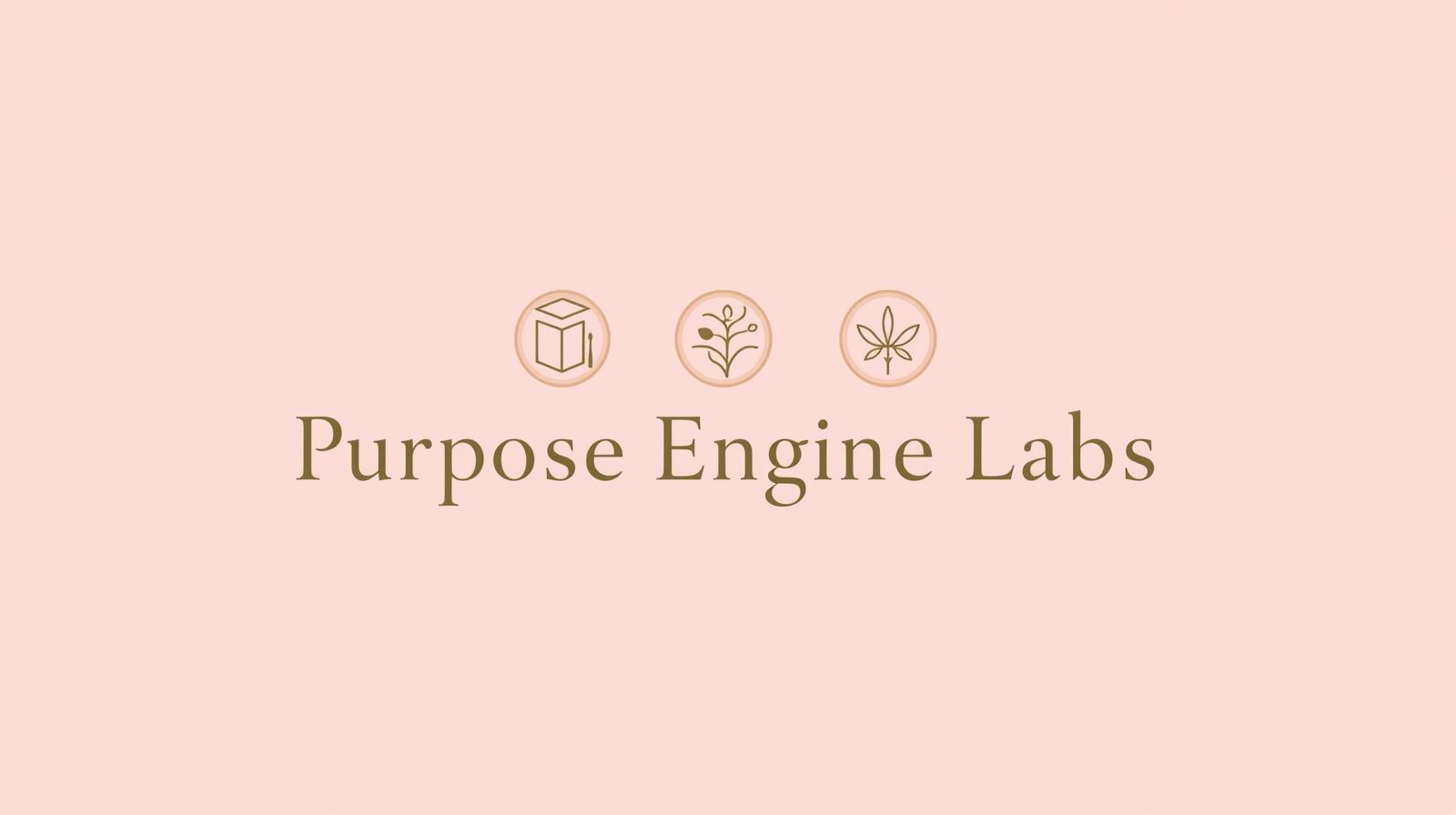 Purpose Engine Labs Logo Background